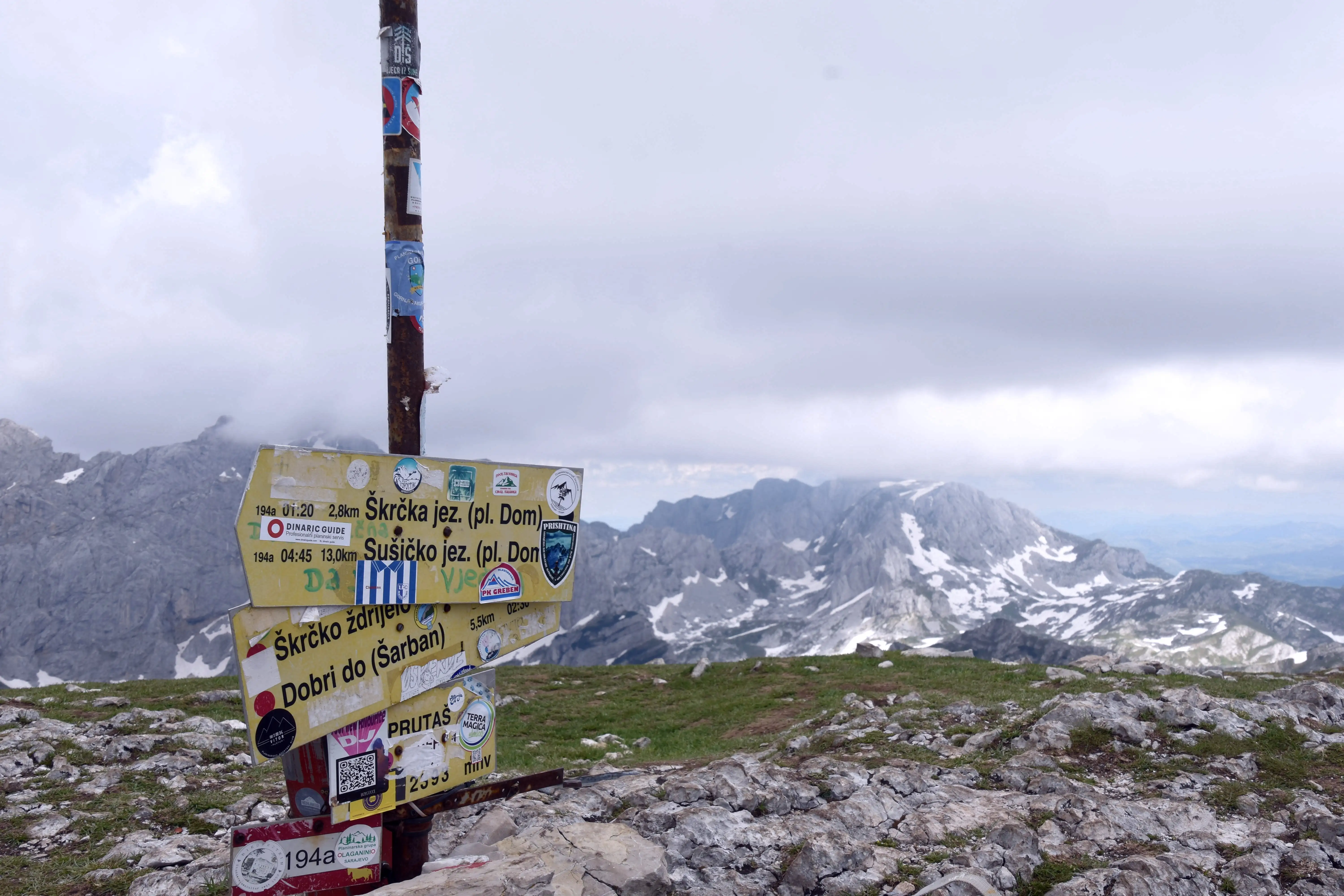 The summit of Mount Prutas, Durmitor National Park, Montenegro