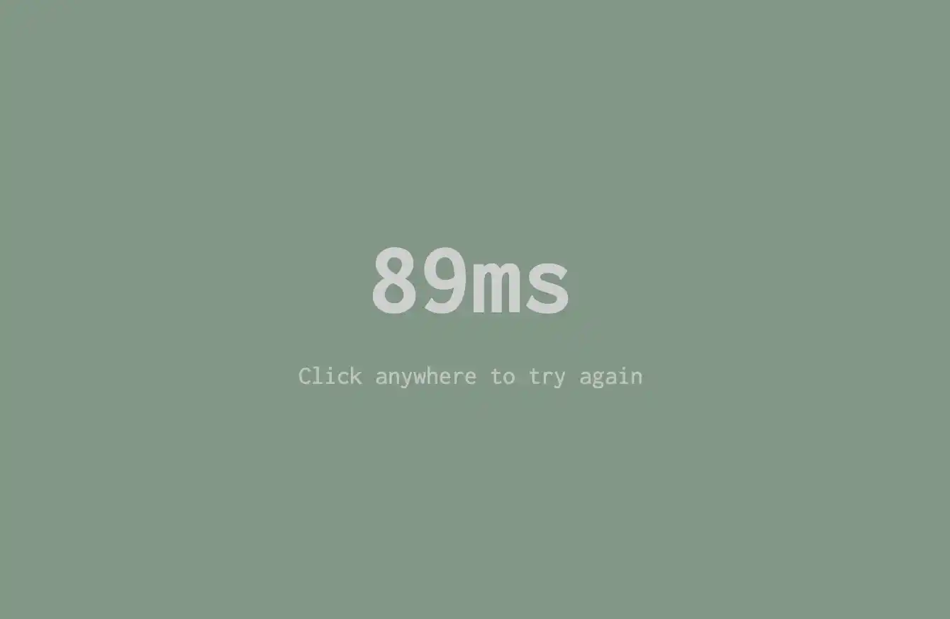 Reaction Time Test screenshot